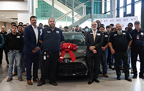  Toyota Corolla donation to the District's transportation program